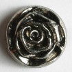 Modeknopf - ALTSILBER - Größe: 14mm