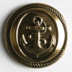 Modeknopf - ALTGOLD - Größe: 14mm