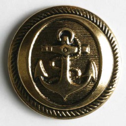 Modeknopf - ALTGOLD - Größe: 14mm