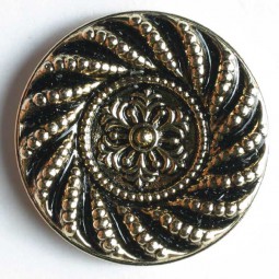 Modeknopf - ALTGOLD - Größe: 18mm