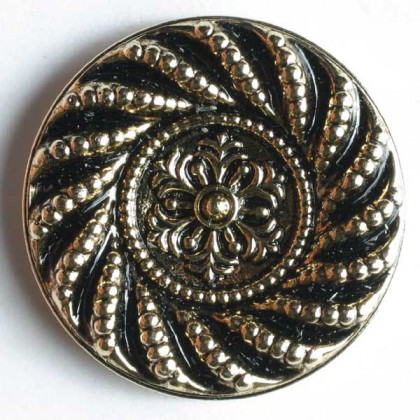 Modeknopf - ALTGOLD - Größe: 18mm