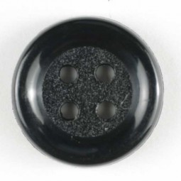 Modeknopf - SCHWARZ - Größe: 13mm