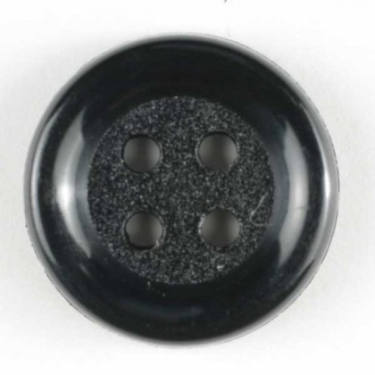 Modeknopf - SCHWARZ - Größe: 13mm