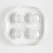 Modeknopf - TRANSPARENT - Größe: 11mm