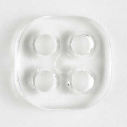 Modeknopf - TRANSPARENT - Größe: 11mm