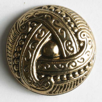 Modeknopf - ALTGOLD - Größe: 11mm