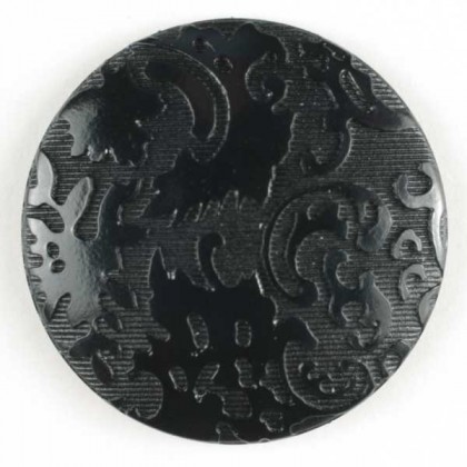 Modeknopf - SCHWARZ - Größe: 23mm
