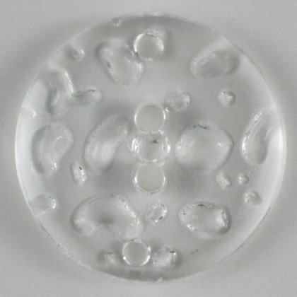 Modeknopf - TRANSPARENT - Größe: 15mm
