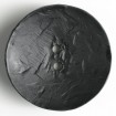 Modeknopf - SCHWARZ - Größe: 45mm