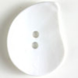 Modeknopf - REINWEISS - Größe: 50mm