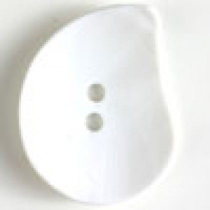Modeknopf - REINWEISS - Größe: 50mm
