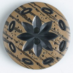 Modeknopf - SCHWARZ - Größe: 23mm