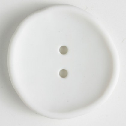 Modeknopf - WEISS - Größe: 38mm