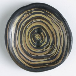 Modeknopf - SCHWARZ - Größe: 38mm