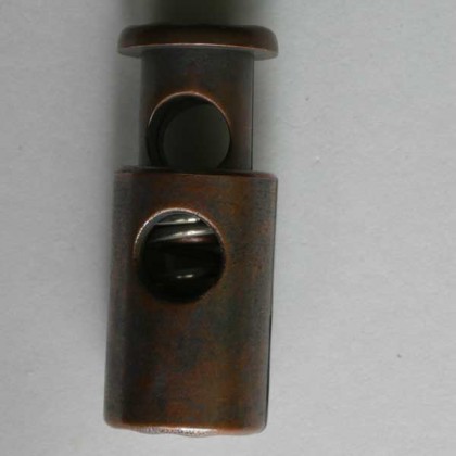 Kordelstopper - KUPFER - Größe: 28mm