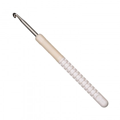 WOLLHÄKELNADEL MIT GRIFF Maß: 4,5mm/15cm
