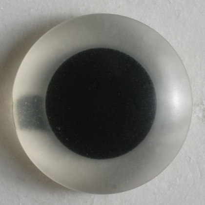 Kinderknopf Auge - TRANSPARENT - Größe: 8mm