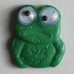 Kinderknopf Frosch - GRÜN - Größe: 20mm