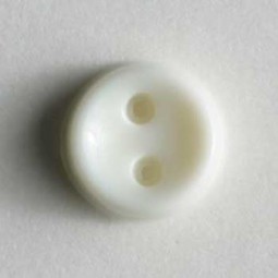 Kinderknopf - WEISS - Größe: 7mm