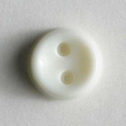 Kinderknopf - WEISS - Größe: 7mm