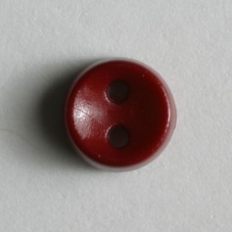 Kinderknopf - WEINROT - Größe: 7mm
