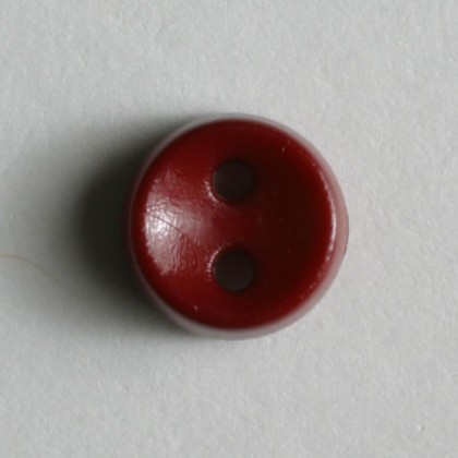 Kinderknopf - WEINROT - Größe: 7mm