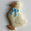 Kinderknopf Ente - BEIGE - Größe: 25mm