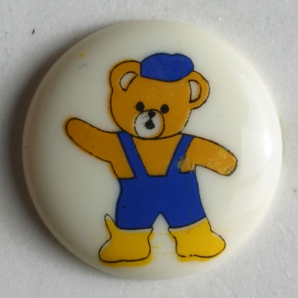 Kinderknopf Bär - BEIGE - Größe: 15mm