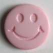 Kinderknopf Smiley - PINK - Größe: 15mm