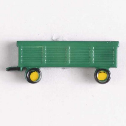 Kinderknopf Anhänger - GRÜN - Größe: 29mm