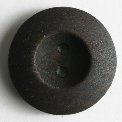 Holzknopf - BRAUN - Größe: 23mm