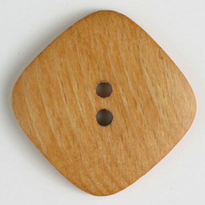 Holzknopf - BRAUN - Größe: 45mm