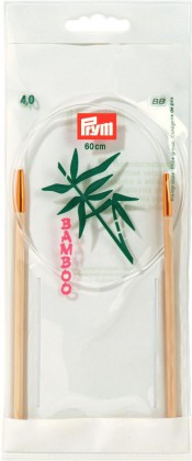 RUNDSTRICKNADEL Bambus Maß: 4mm/60cm