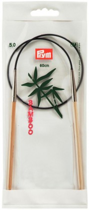 RUNDSTRICKNADEL Bambus Maß: 5mm/60cm