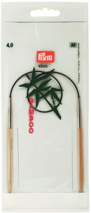 RUNDSTRICKNADEL Bambus Maß: 4mm/40cm