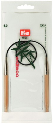 RUNDSTRICKNADEL Bambus Maß: 6mm/40cm