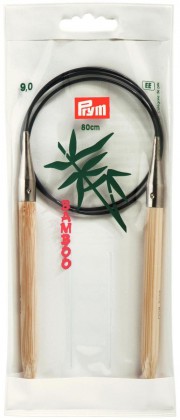 RUNDSTRICKNADEL Bambus Maß: 9mm/80cm