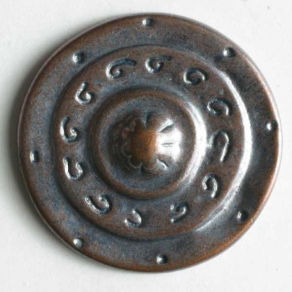 Vollmetallknopf - KUPFER - Größe: 15mm