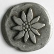 Vollmetallknopf - ALTZINN - Größe: 30mm