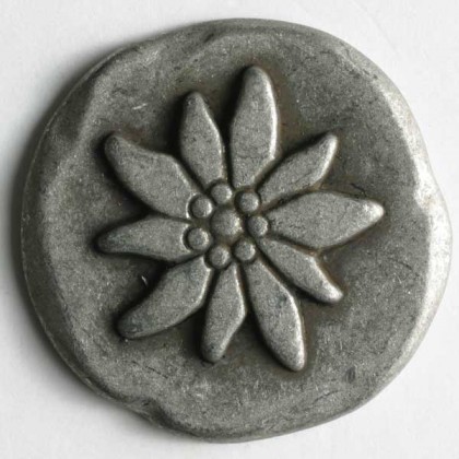 Vollmetallknopf - ALTZINN - Größe: 30mm