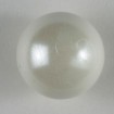 Lackierter Knopf - WEISS - Größe: 10mm