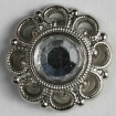 Strassknopf - SILBER - Größe: 20mm