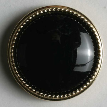 Zweiteiliger Knopf Kunststoff - SCHWARZ - Größe: 23mm