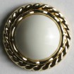 Zweiteiliger Knopf Kunststoff - WEISS - Größe: 20mm