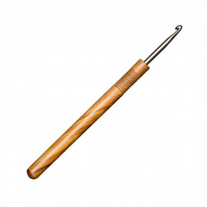 OLIVENHOLZ-HÄKELNADEL Maß: 4,5mm/15cm