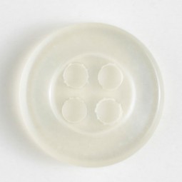 Modeknopf - WEISS - Größe: 11mm