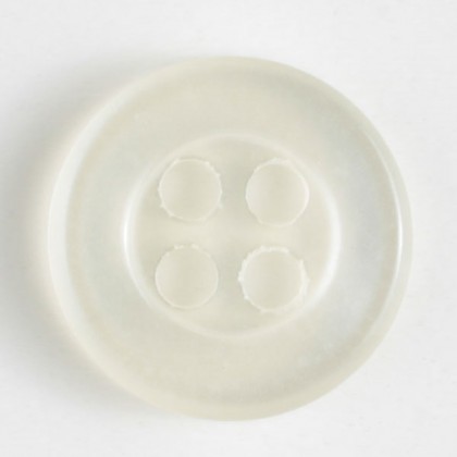 Modeknopf - WEISS - Größe: 11mm