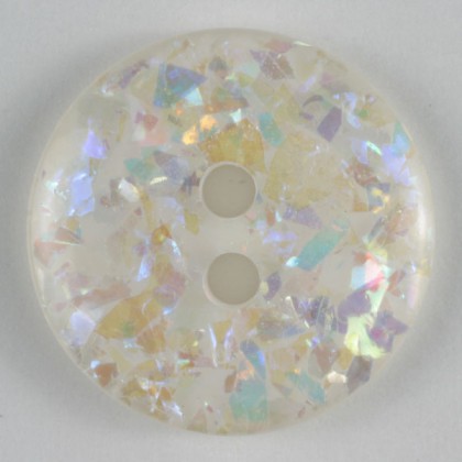 Modeknopf - WEISS - Größe: 23mm