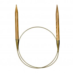 OLIVENHOLZ-RUNDSTRICKNADEL Maß: 9mm/150cm