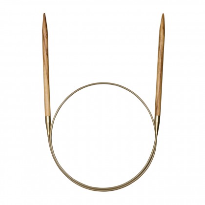 OLIVENHOLZ-RUNDSTRICKNADEL Maß: 4mm/150cm